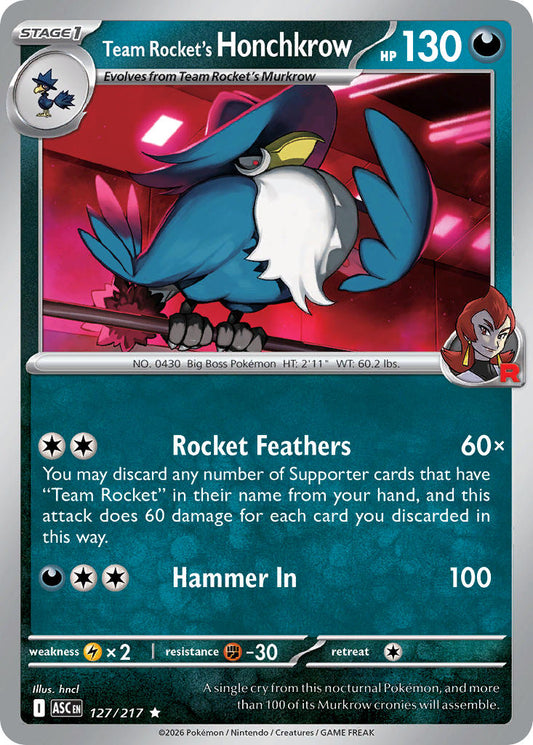 Team Rocket's Honchkrow | Ascended Heroes 127/217