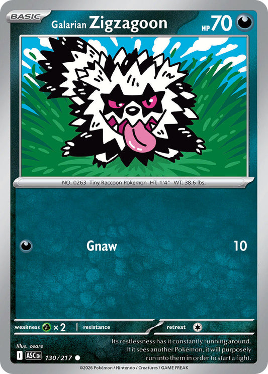 Galarian Zigzagoon | Ascended Heroes 130/217