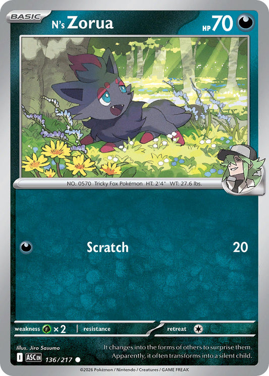 N's Zorua | Ascended Heroes 136/217
