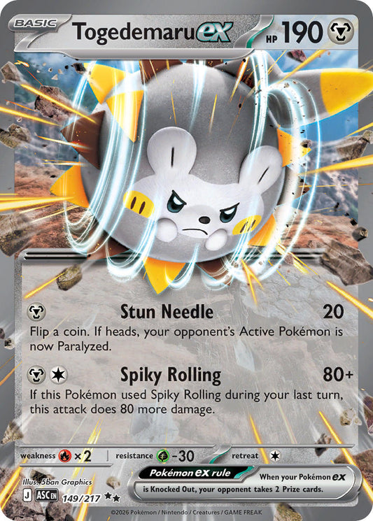Togedemaru ex | Ascended Heroes 149/217