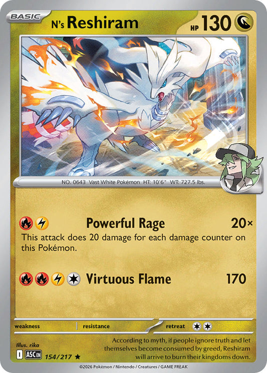 N's Reshiram | Ascended Heroes 154/217