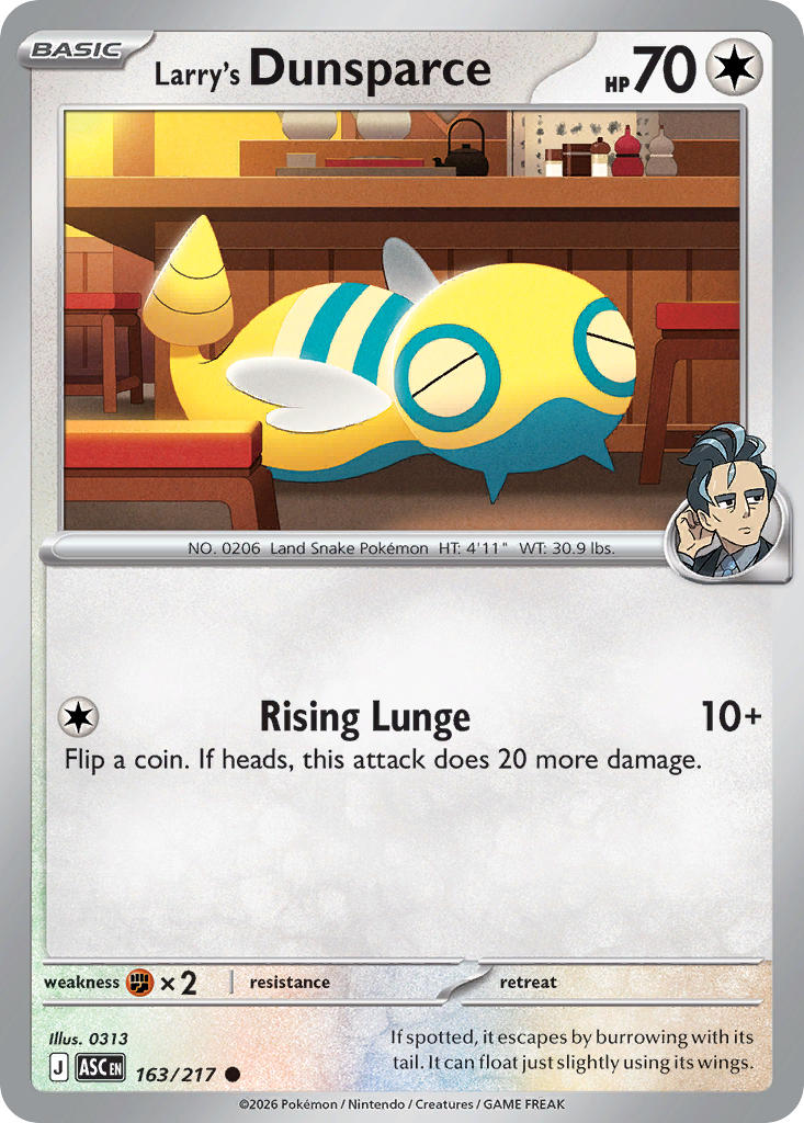 Larry's Dunsparce | Ascended Heroes 163/217