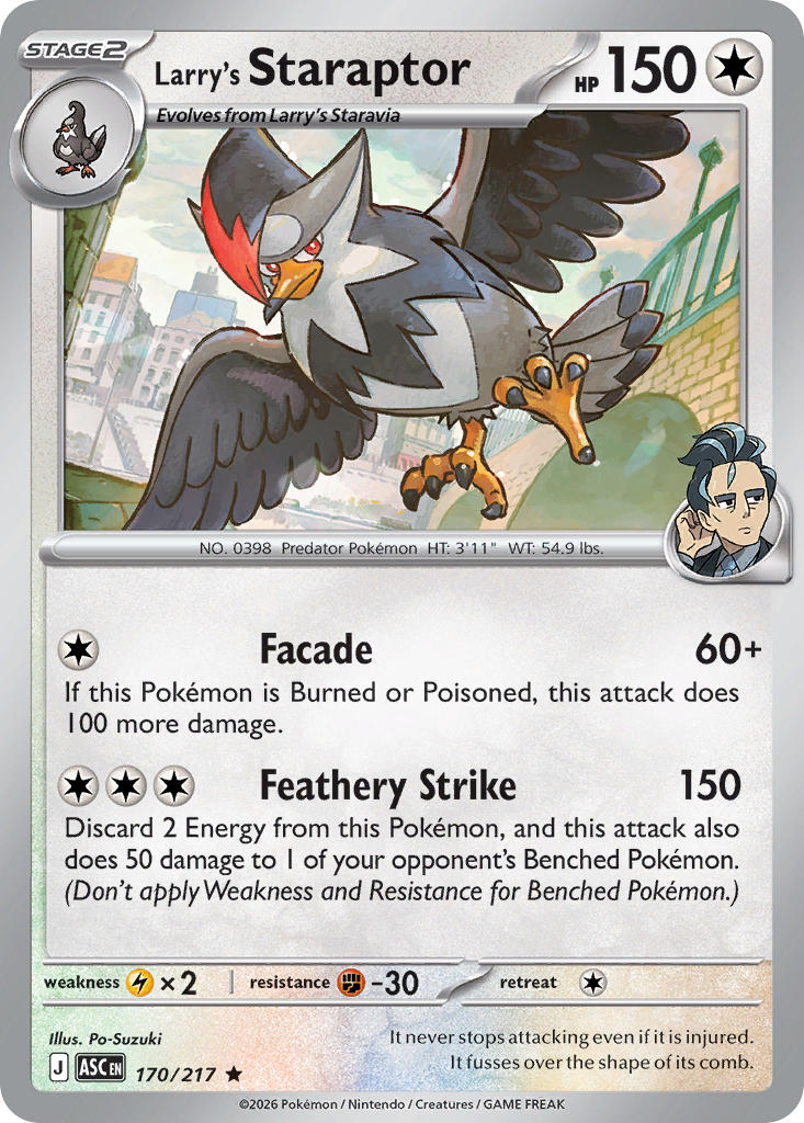 Larry's Staraptor | Ascended Heroes 170/217