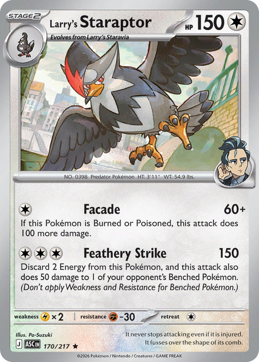 Larry's Staraptor | Ascended Heroes 170/217