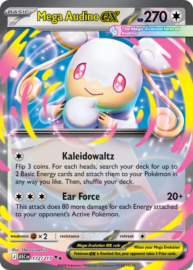 Mega Audino ex | Ascended Heroes 172/217