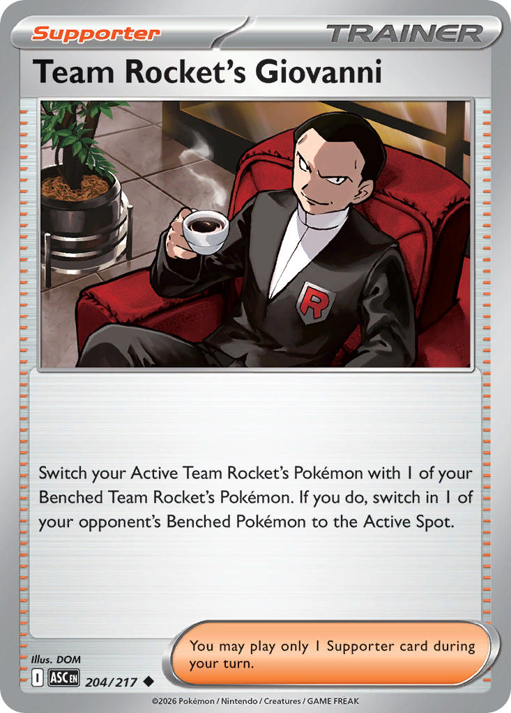 Team Rocket's Giovanni | Ascended Heroes 204/217