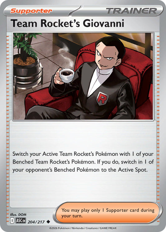Team Rocket's Giovanni | Ascended Heroes 204/217