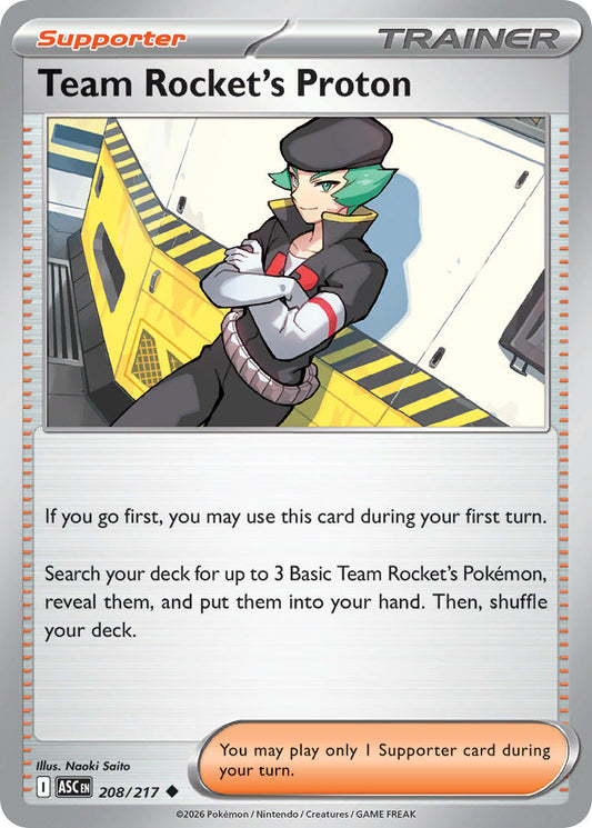 Team Rocket's Proton | Ascended Heroes 208/217