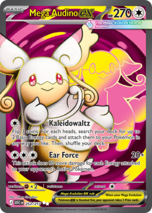 Mega Audino ex | Ascended Heroes 253/217