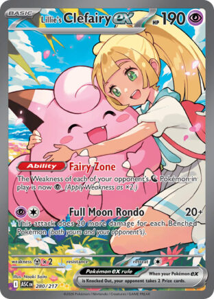Lillie's Clefairy ex | Ascended Heroes 280/217