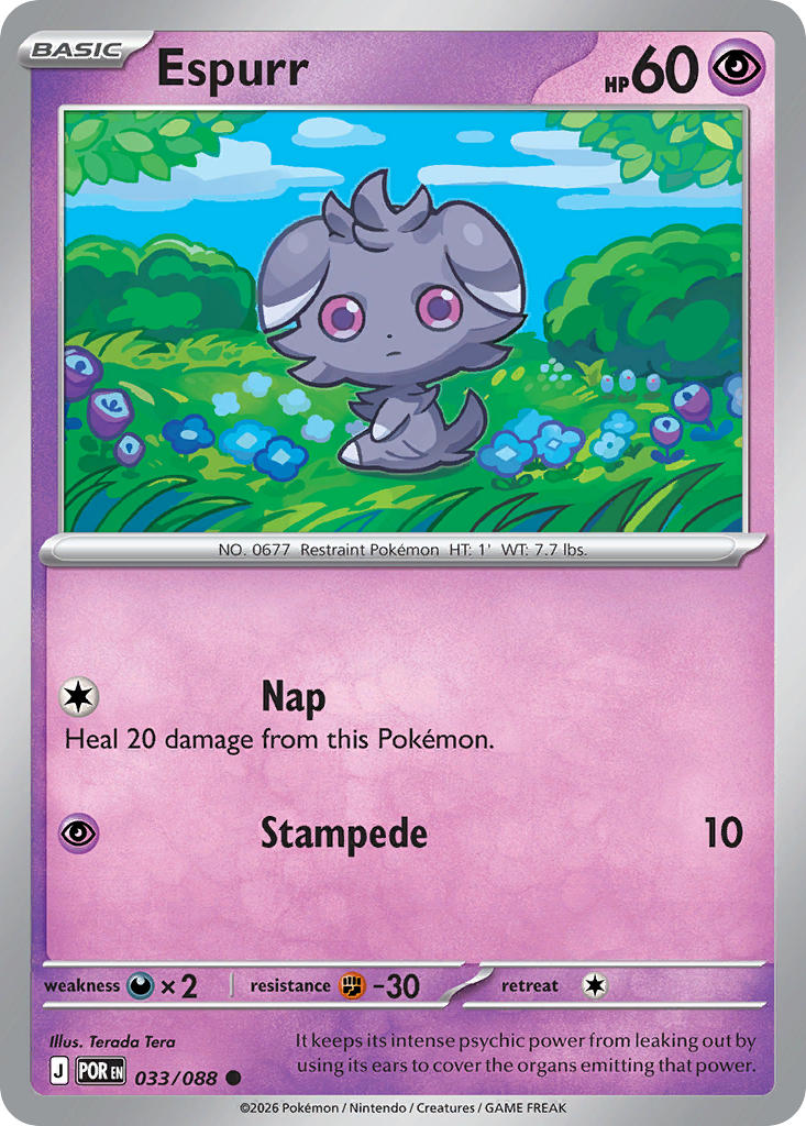 Espurr | Perfect Order 033/088