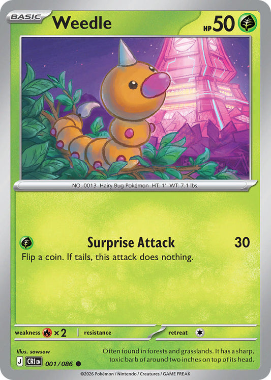 Weedle | Chaos Rising 001/086