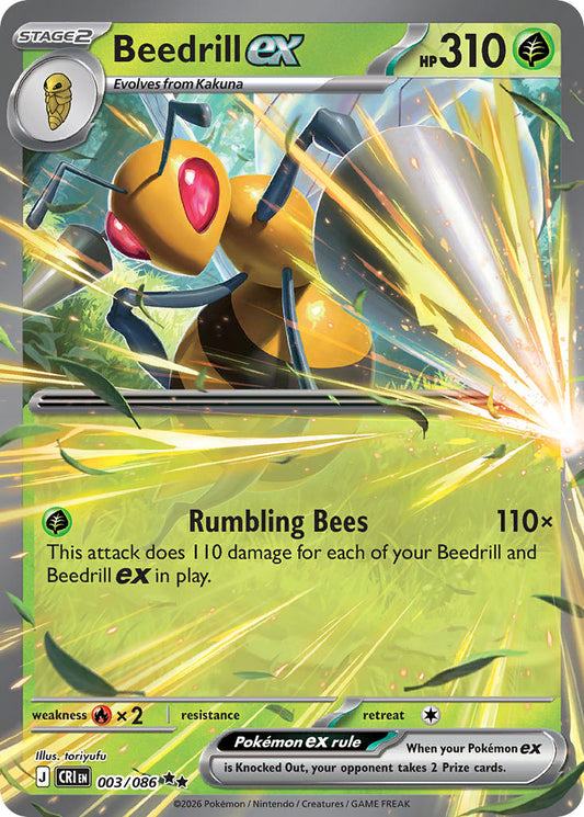 Beedrill ex | Chaos Rising 003/086
