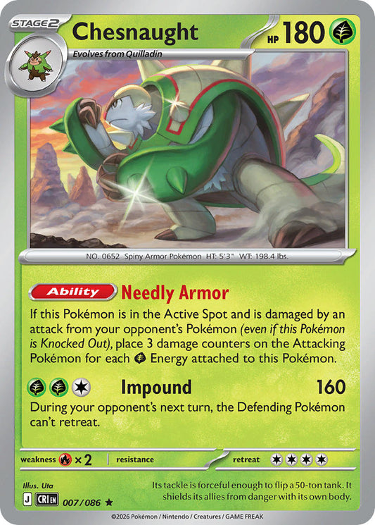 Chesnaught | Chaos Rising 007/086