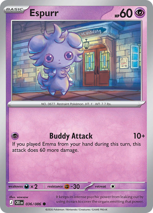 Espurr | Chaos Rising 036/086