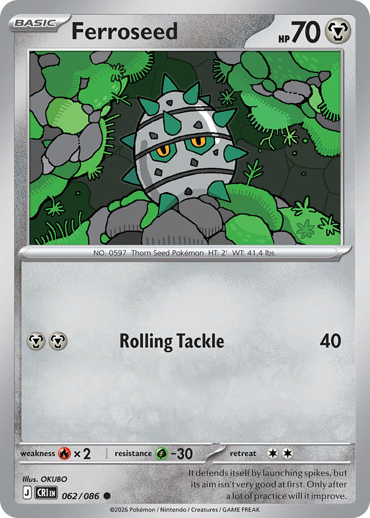 Ferroseed | Chaos Rising 062/086