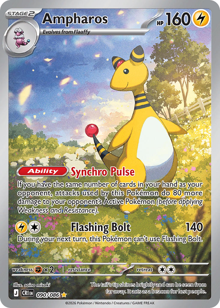Ampharos | Chaos Rising 090/086