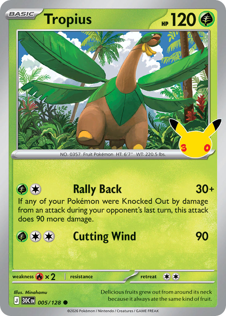 Tropius | 30th Celebration 005/128