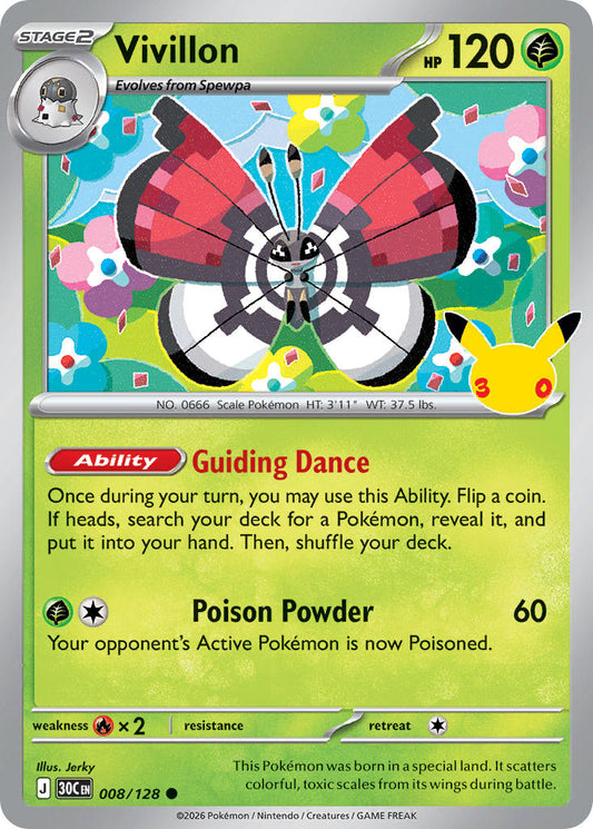Vivillon | 30th Celebration 008/128