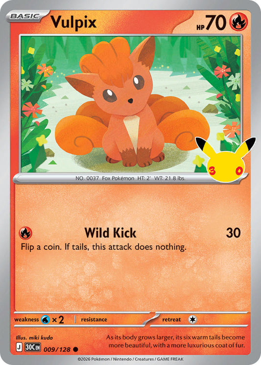 Vulpix | 30th Celebration 009/128