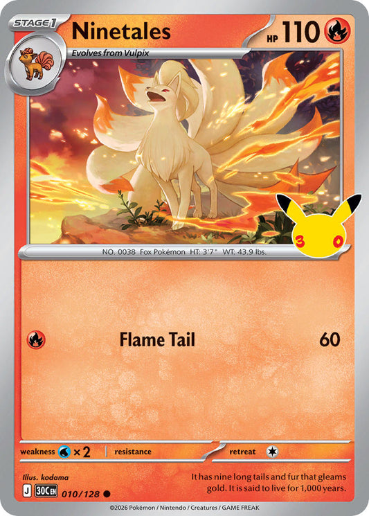 Ninetales | 30th Celebration 010/128
