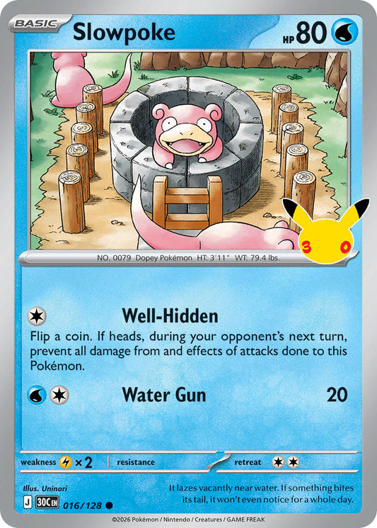 Slowpoke | 30th Celebration 016/128