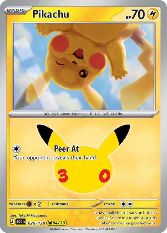 Pikachu | 30th Celebration - Pikachu 04/30