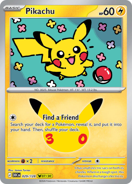 Pikachu | 30th Celebration - Pikachu 07/30