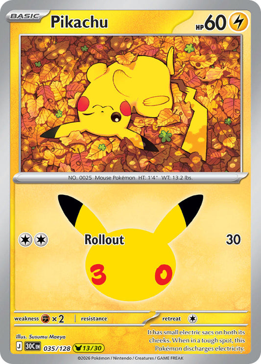 Pikachu | 30th Celebration - Pikachu 13/30