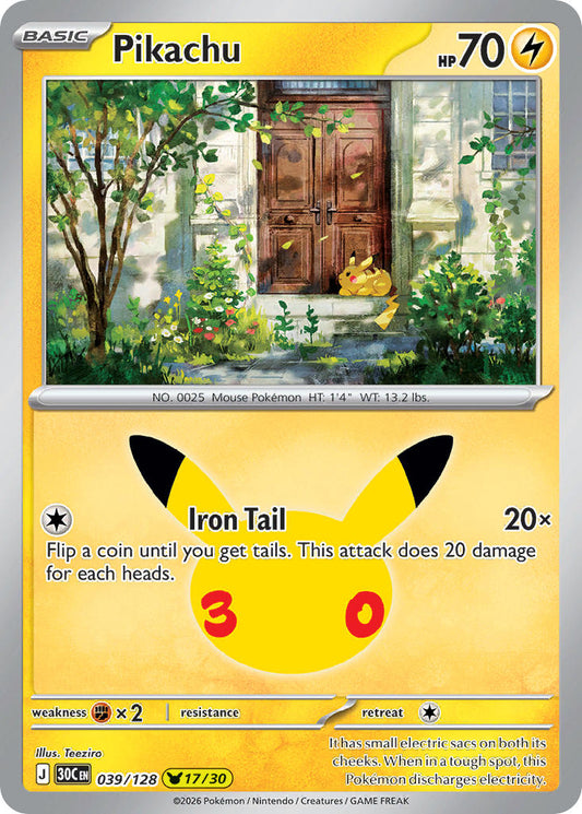 Pikachu | 30th Celebration - Pikachu 17/30