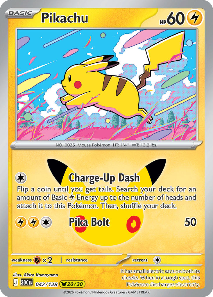 Pikachu | 30th Celebration - Pikachu 20/30