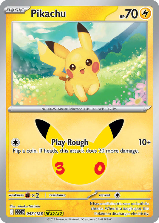 Pikachu | 30th Celebration - Pikachu 25/30