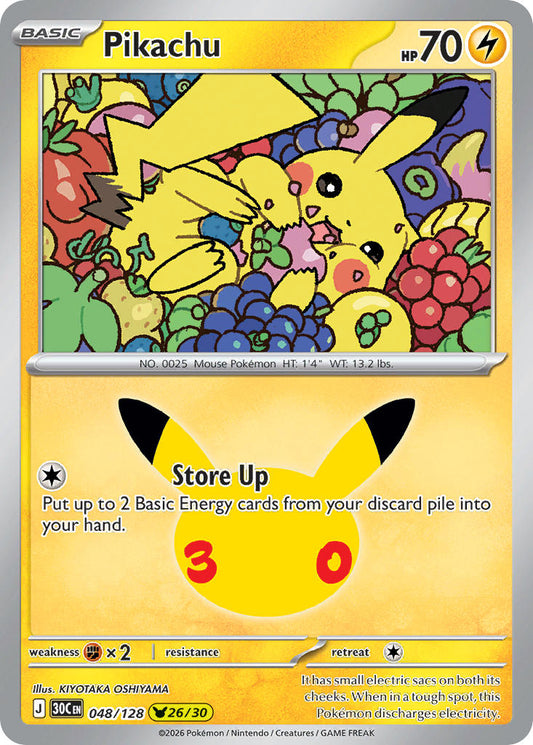 Pikachu | 30th Celebration - Pikachu 26/30