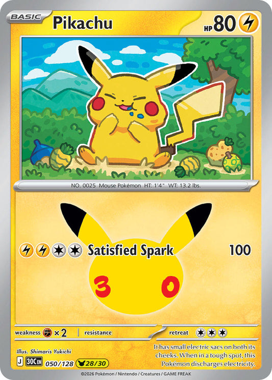 Pikachu | 30th Celebration - Pikachu 28/30