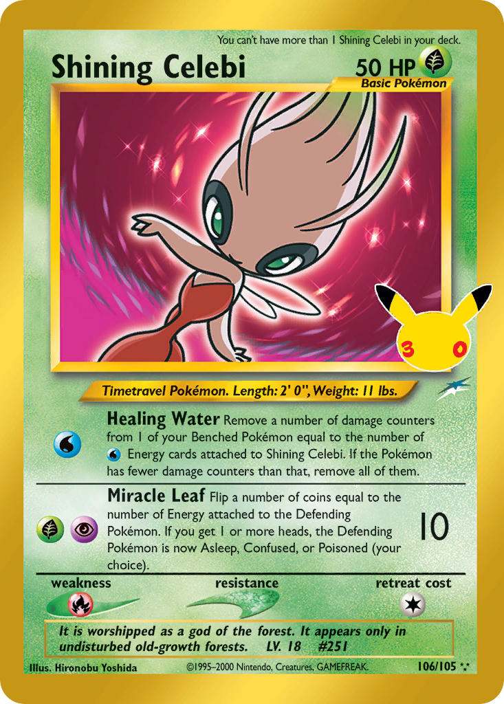 Shining Celebi [Neo Destiny] | 30th Celebration 106/105
