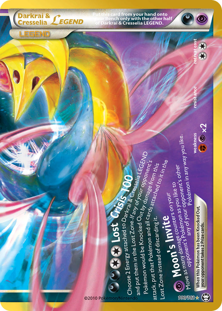 Darkrai & Cresselia [Triumphant] | 30th Celebration 100/102