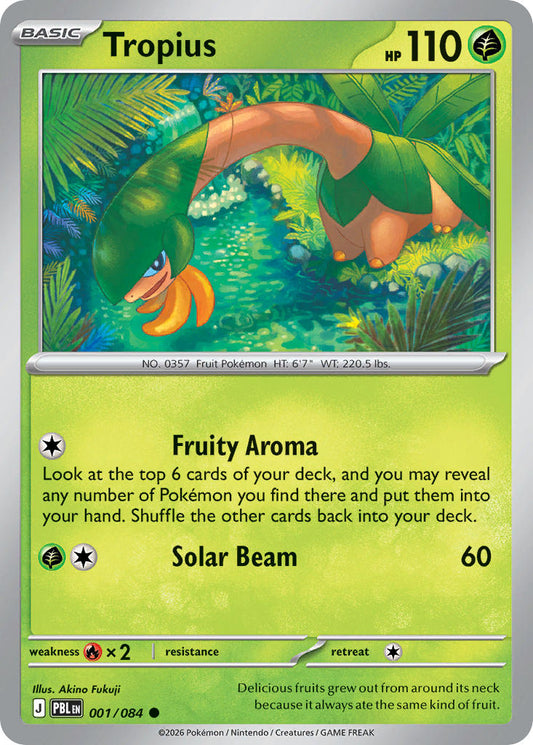 Tropius | Pitch Black 01/84