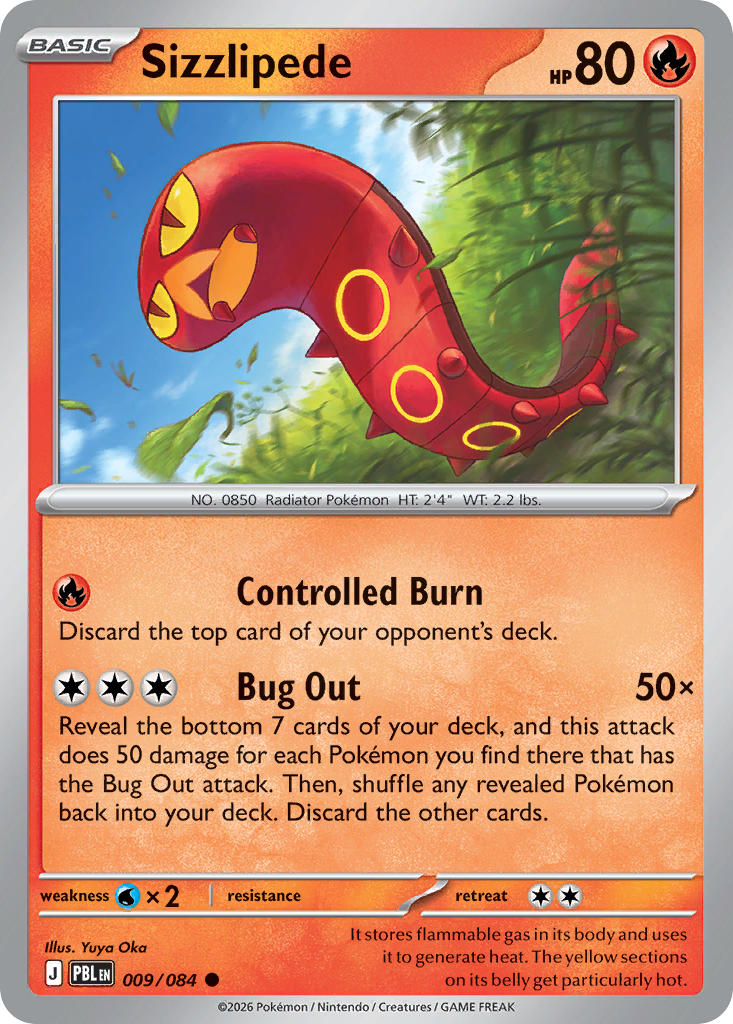 Sizzlipede | Pitch Black 09/84