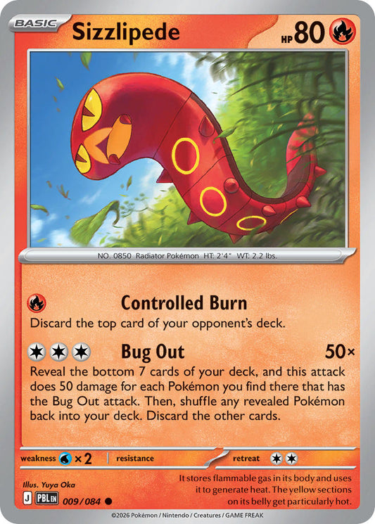 Sizzlipede | Pitch Black 09/84