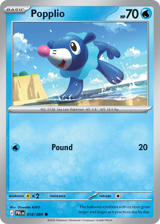 Popplio | Pitch Black 18/84