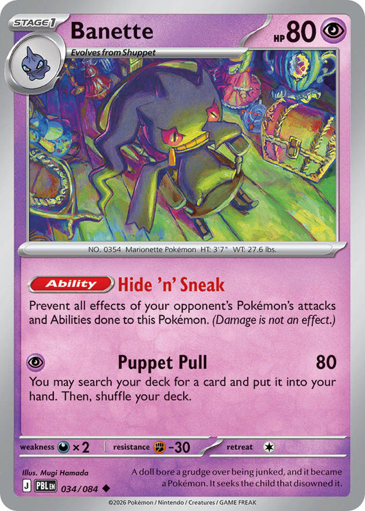 Banette | Pitch Black 34/84