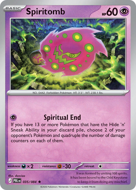 Spiritomb | Pitch Black 35/84