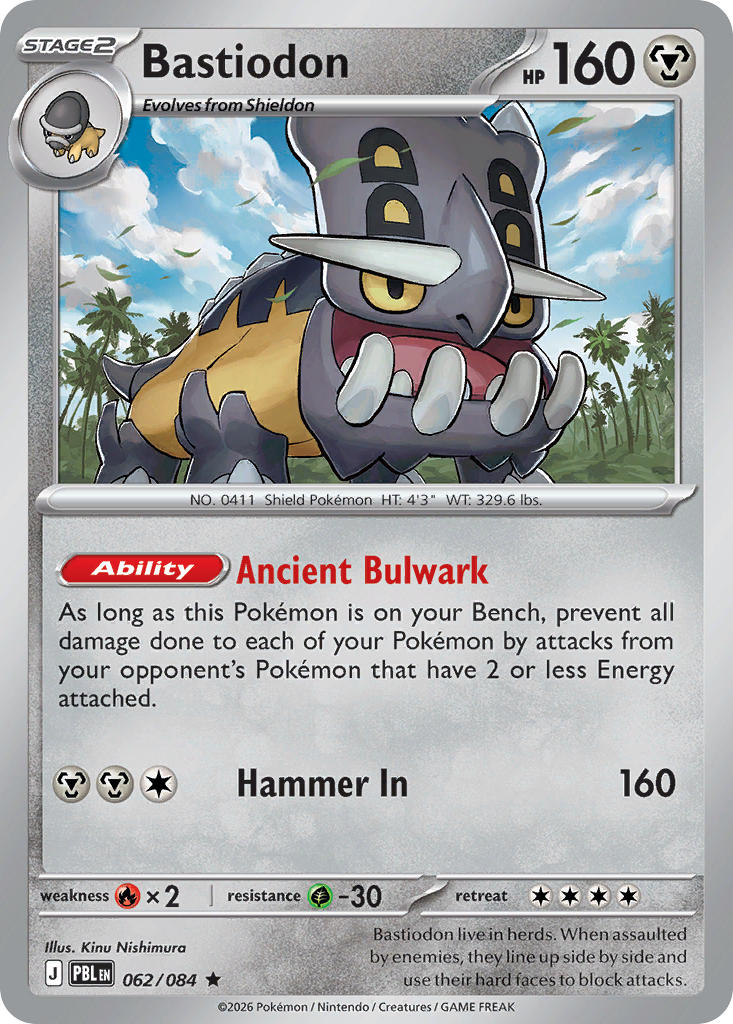 Bastiodon | Pitch Black 62/84