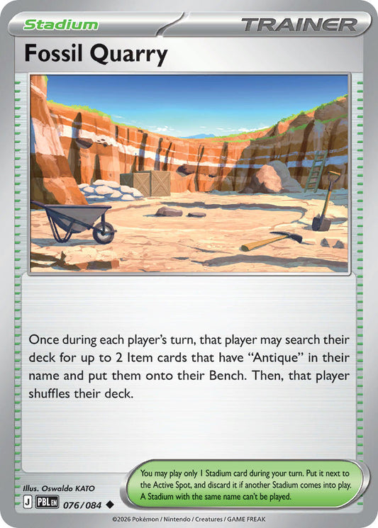 Fossil Quarry | Pitch Black 76/84