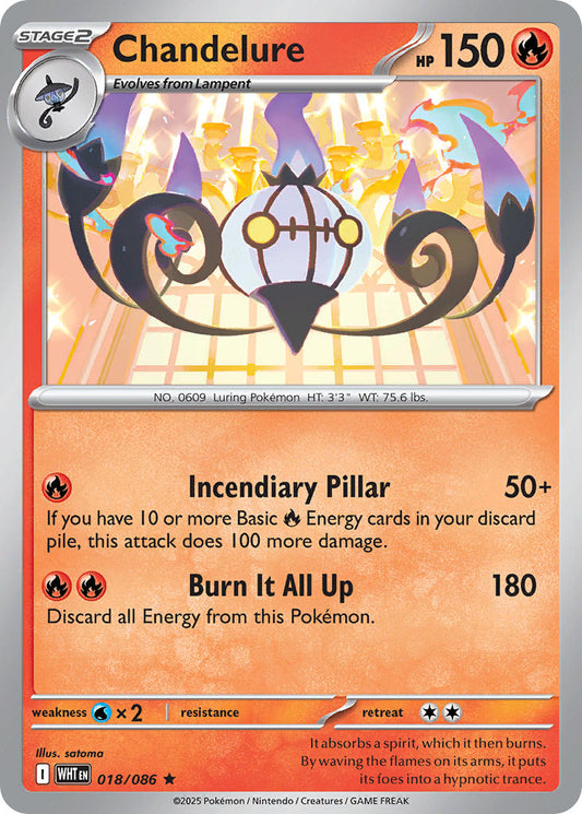 Chandelure | White Flare 18/86