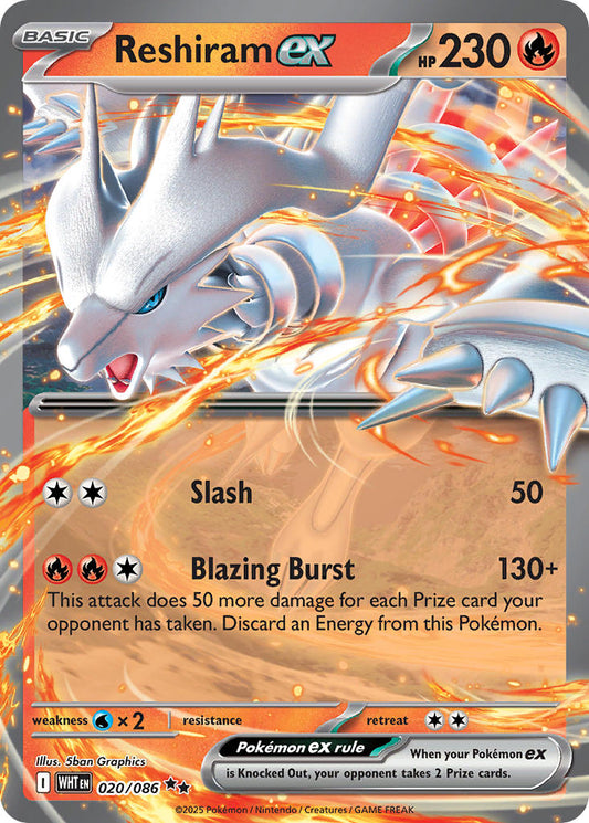 Reshiram ex | White Flare 20/86