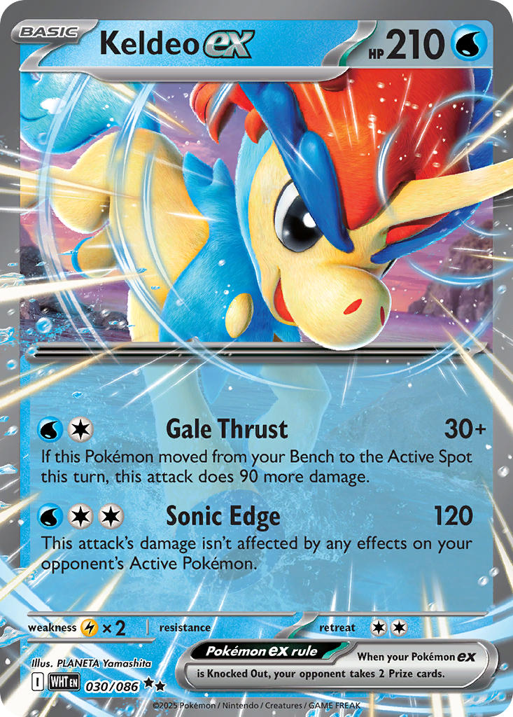 Keldeo ex | White Flare 30/86