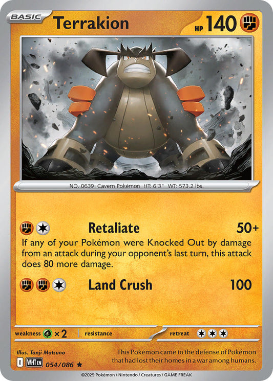 Terrakion | White Flare 54/86