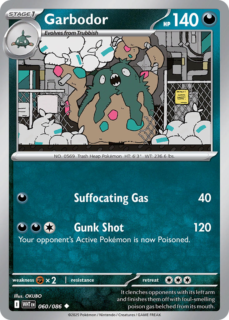 Garbodor | White Flare 60/86
