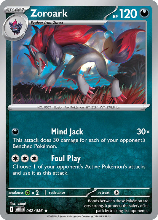 Zoroark | White Flare 62/86